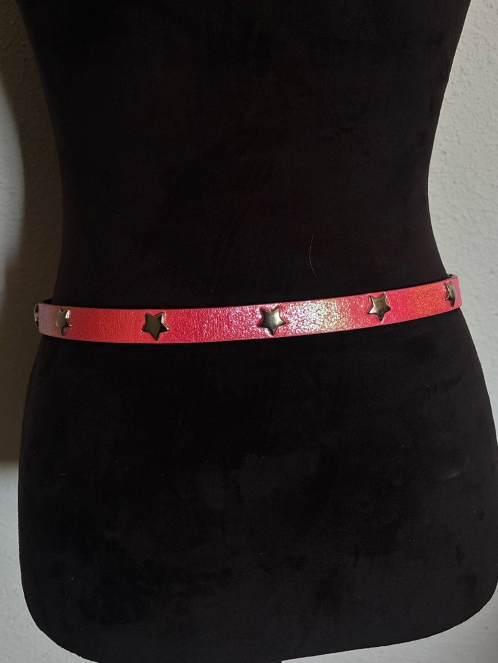 Pink Star-Studded Waist Belt